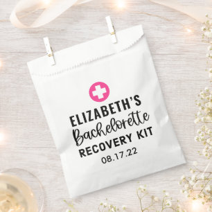 Personalisiertes Bachelorette-Erholung-Kit Geschenktütchen