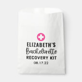 Personalisiertes Bachelorette-Erholung-Kit Geschenktütchen (Vorderseite)
