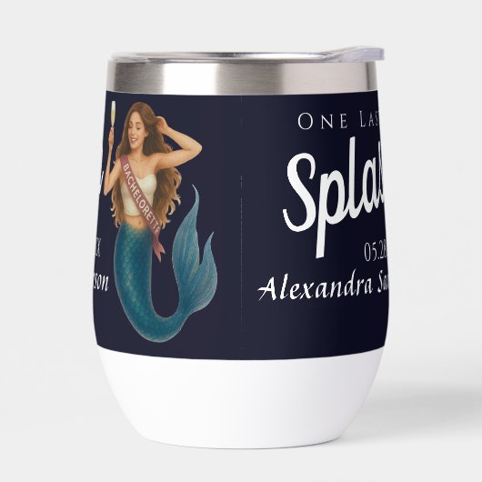 personalisiertes Bachelorettenglas (Links)