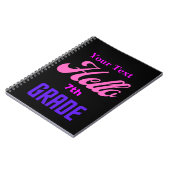 Personalisiertes Back-to-School Notebook Notizblock (Linke Seite)