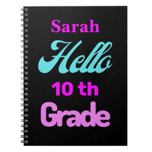 Personalisiertes Back-to-School Notebook Notizblock