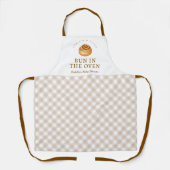 Personalisiertes Backen für Baby Shower 'Brötchen  Schürze (Vorderseite)