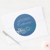 Personalisiertes Backen, Konfitüre, Keks Runder Aufkleber (Umschlag)