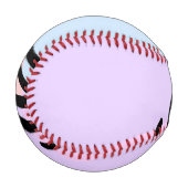 personalisiertes Backen mit einfachem monogramm Lo Baseball (Vorderseite Links)