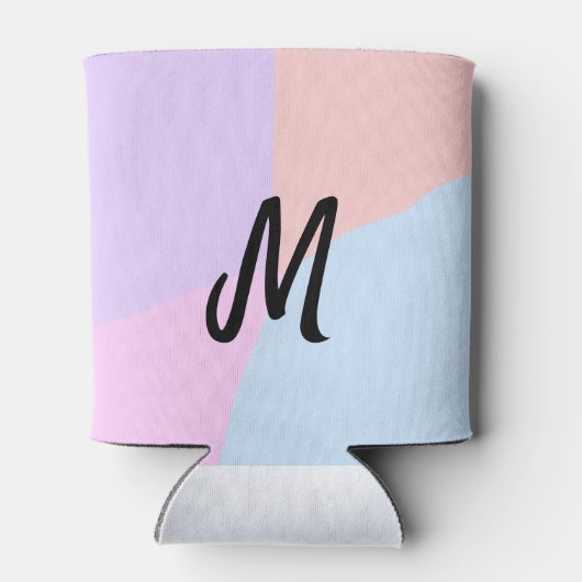 personalisiertes Backen mit einfachem monogramm Lo Dosenkühler (Rückseite)