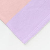 personalisiertes Backen mit einfachem monogramm Lo Fleecedecke (Ecke)