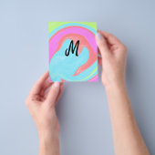 personalisiertes Backen mit einfachem monogramm Lo Flyer (Gruppe)