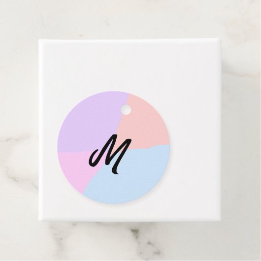 personalisiertes Backen mit einfachem monogramm Lo Geschenkanhänger (Beispiel)