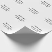 personalisiertes Backen mit einfachem monogramm Lo Geschenkpapier (Ecke)