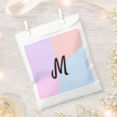 personalisiertes Backen mit einfachem monogramm Lo Geschenktütchen (Ausgeschnitten)