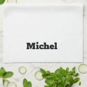 personalisiertes Backen mit einfachem monogramm Lo Geschirrtuch (Gefaltet)