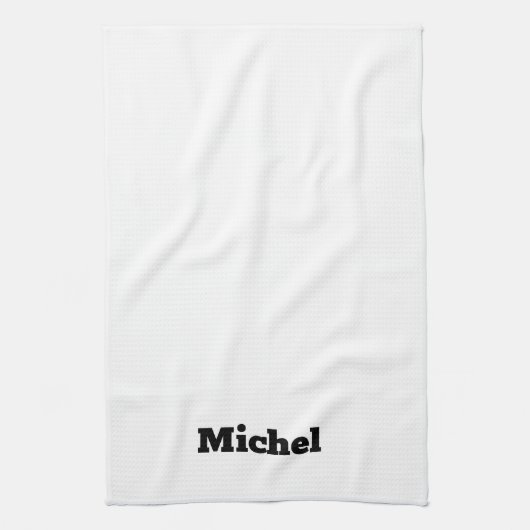personalisiertes Backen mit einfachem monogramm Lo Geschirrtuch (Vertikal)