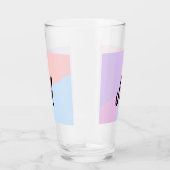 personalisiertes Backen mit einfachem monogramm Lo Glas (Rechts)