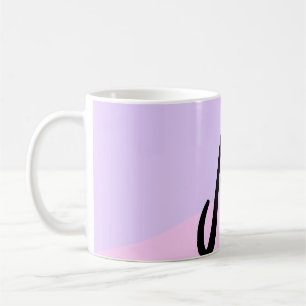 personalisiertes Backen mit einfachem monogramm Lo Kaffeetasse