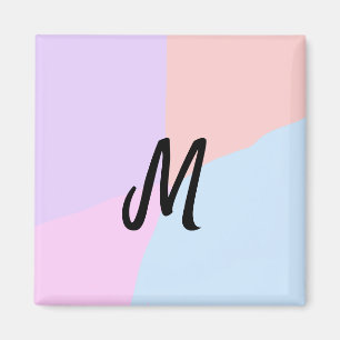 personalisiertes Backen mit einfachem monogramm Lo Magnet