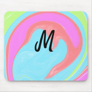 personalisiertes Backen mit einfachem monogramm Lo Mousepad