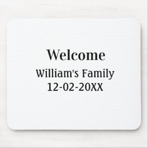personalisiertes Backen mit einfachem monogramm Lo Mousepad