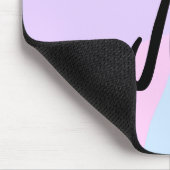 personalisiertes Backen mit einfachem monogramm Lo Mousepad (Ecke)