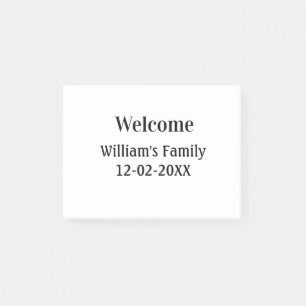 personalisiertes Backen mit einfachem monogramm Lo Post-it Klebezettel