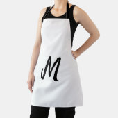 personalisiertes Backen mit einfachem monogramm Lo Schürze (InSitu)