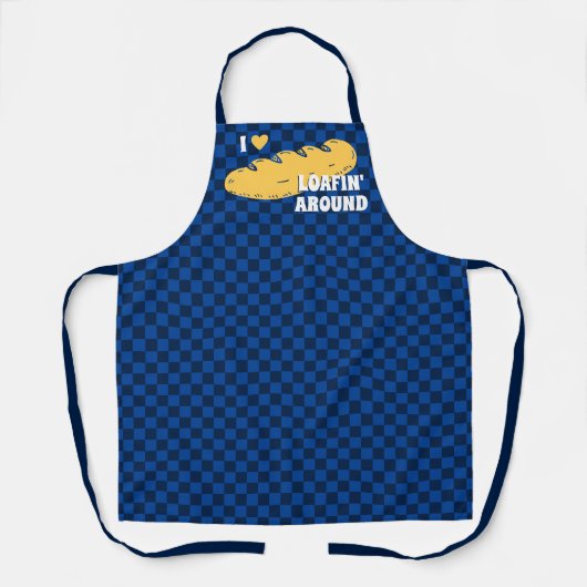 personalisiertes Backen mit französischem Brot Schürze (Vorderseite)