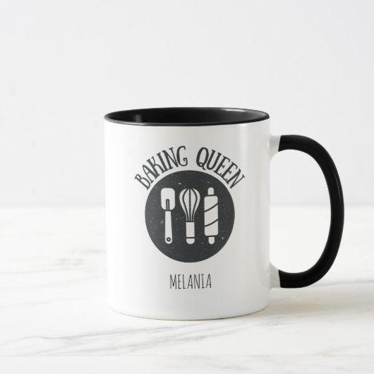 Personalisiertes Backen Queen Tasse | Tasse von Ka (Rechts)