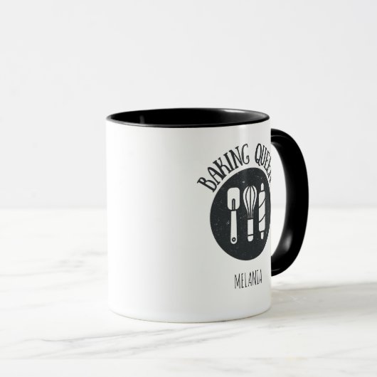 Personalisiertes Backen Queen Tasse | Tasse von Ka (VorderseiteRechts)