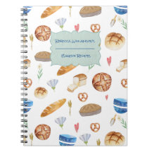 Personalisiertes Bäckereimuster Rezept Buch