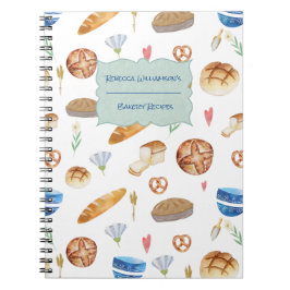 Personalisiertes Bäckereimuster Rezept Buch