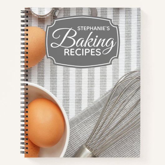 Personalisiertes Backflüster Notizblock (Vorderseite)