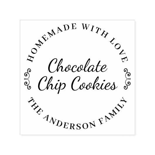 Personalisiertes Backgeschenk im klassischen Stil Permastempel (Design)