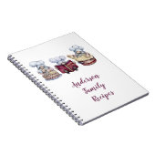 Personalisiertes Backgnom-FamilienrezeptNotebook Notizblock (Rechte Seite)