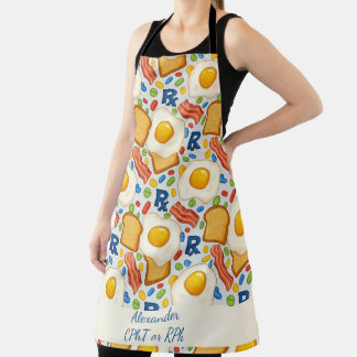Personalisiertes Bacon & Eggs Pharmacy RX Schürze