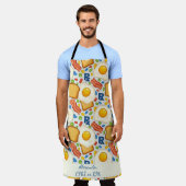 Personalisiertes Bacon & Eggs Pharmacy RX Schürze (Getragen)