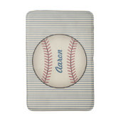 Personalisiertes Bad Baseball Badematte Rug (Vorderseite Vertikal)