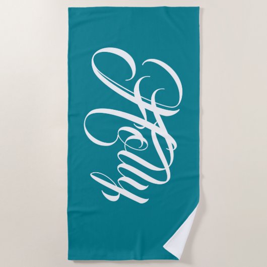 Personalisiertes Badetuch (Vorderseite)