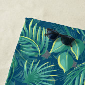 Personalisiertes Badetuch aus tropischem Foliage (Beispiel)