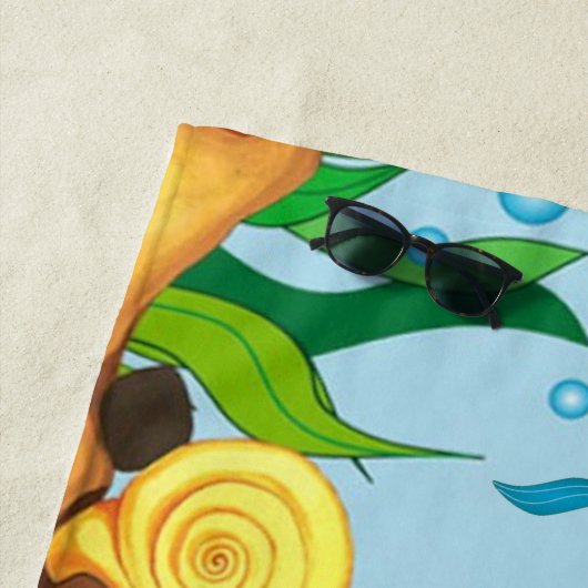 Personalisiertes Badetuch der Kinder (Beispiel)