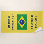 Personalisiertes Badetuch der lustigen (Vorderseite)