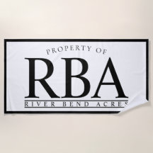 PERSONALISIERTES BADETUCH | Familienname-Tuch