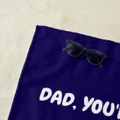 Personalisiertes Badetuch für den Vater (Beispiel)