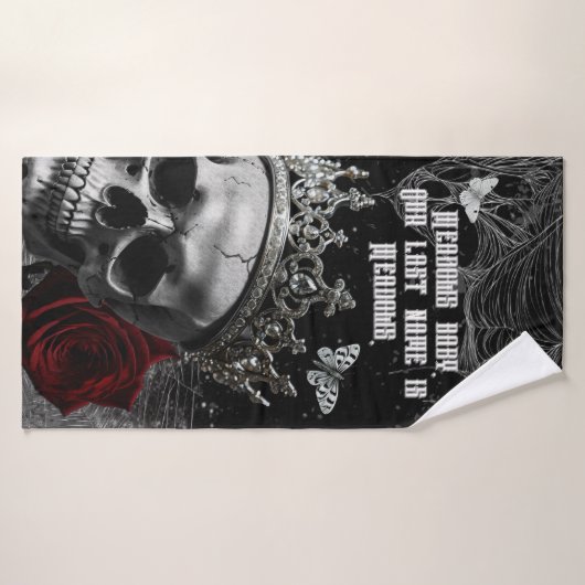 Personalisiertes Badetuch Haunting Adeline Zade Me Badehandtuch (Badehandtuch)