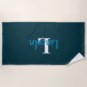 Personalisiertes Badetuch - Individuelle Name oder (Vorderseite)