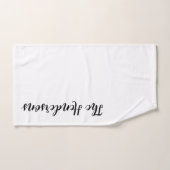 Personalisiertes Badetuch Set Geschenk Idee (Handtuch)