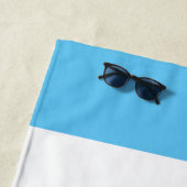 Personalisiertes Badetuch - Sky Blue Nautic (Beispiel)