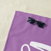 Personalisiertes Badetuch von Bachelorette Bridge (Beispiel)