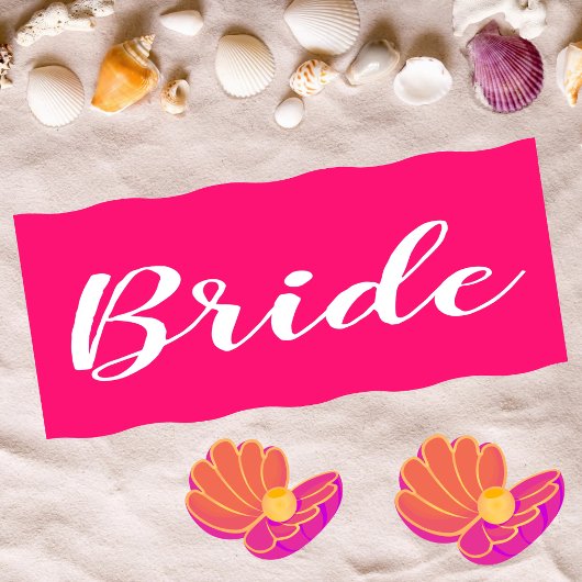 Personalisiertes Badetuch von Bachelorette Bridge