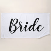 Personalisiertes Badetuch von Bachelorette Bridge (Vorderseite)