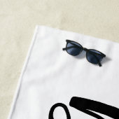 Personalisiertes Badetuch von Bachelorette Bridge (Beispiel)