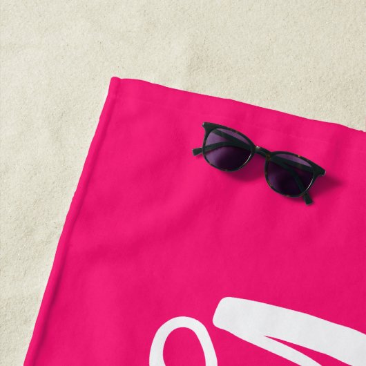 Personalisiertes Badetuch von Bachelorette Bridge (Beispiel)